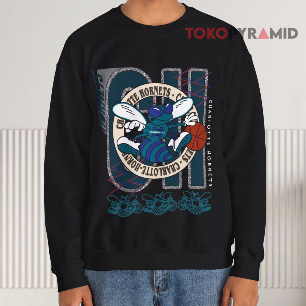 Charlotte Hornets Magic Johnson Sweatshirt Charlotte Hornets Magic Johnson Sweatshirt