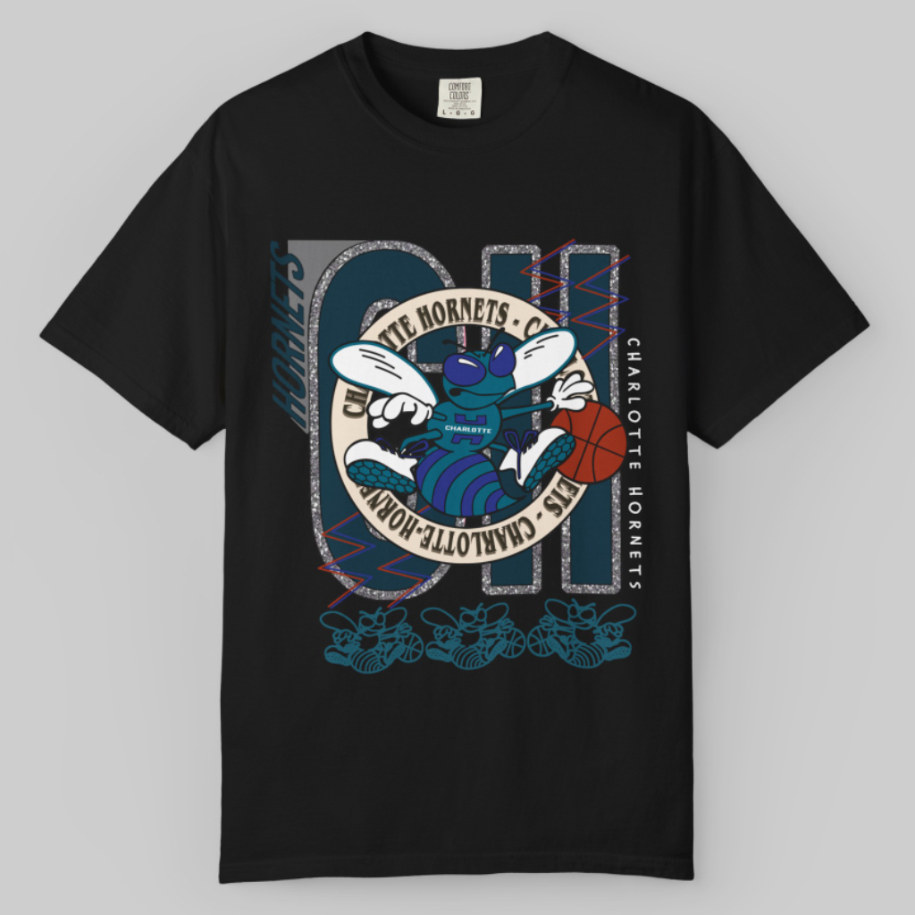 Charlotte Hornets Magic Johnson T shirt Charlotte Hornets Magic Johnson T shirt