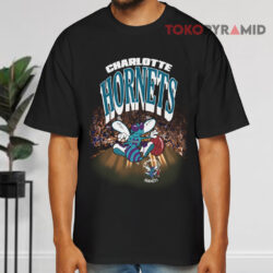 Charlotte Hornets Nba Vintage Black T shirt