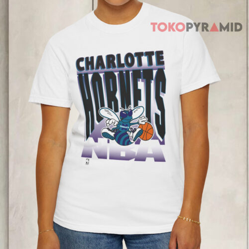 Charlotte Hornets Nba Vintage White T shirt