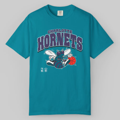 Charlotte Hornets Vintage Nba Basketball T shirt