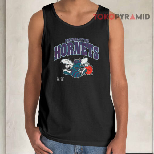 Charlotte Hornets Vintage Nba Basketball Tank Top
