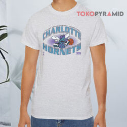Charlotte Hornets Vintage Nba Grey T shirt