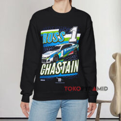 Checkered Flag Royal Adventhealth Chicane Ross Chastain Black Sweatshirt