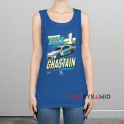 Checkered Flag Royal Adventhealth Chicane Ross Chastain Blue Tank Top