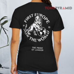 Chelsea First Europe Now The World Shirt 2 Chelsea First Europe Now The World T shirt Back