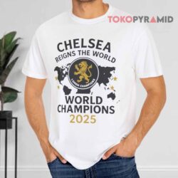Chelsea London Reigns The World World Champions White T shirt