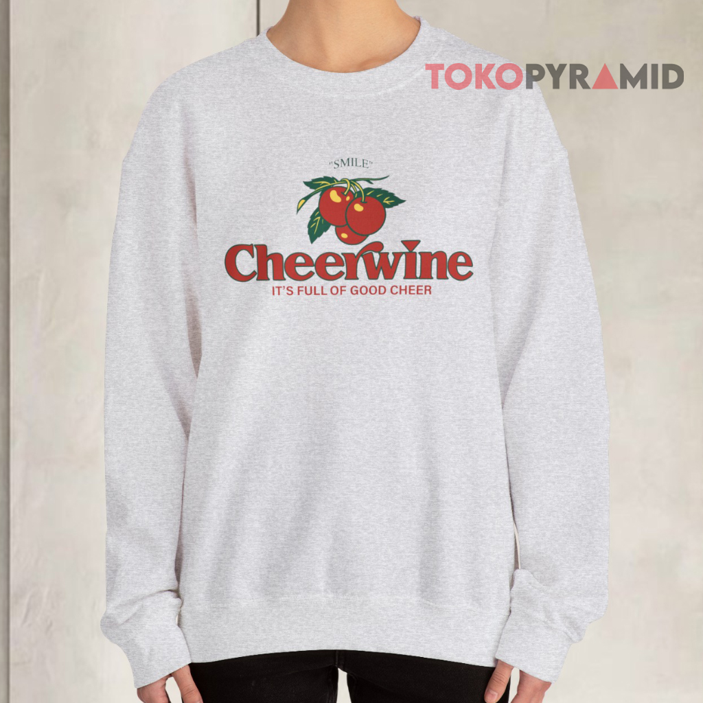 Cherry Cheerwine It's Full Of Good Cheer Sweatshirt Cherry Cheerwine It's Full Of Good Cheer Sweatshirt