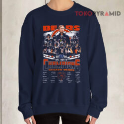 Chicago Bears 2025 Nfc North Champions 2025 Signature Sweatshirt