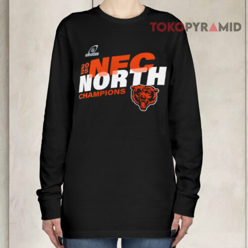 Chicago Bears 2025 Nfc North Champs Long sleeved Chicago Bears 2025 Nfc North Champs Long sleeved