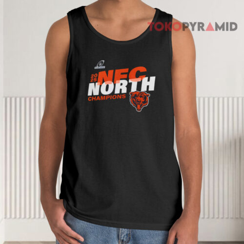 Chicago Bears 2025 Nfc North Champs Tank Top Chicago Bears 2025 Nfc North Champs Tank Top