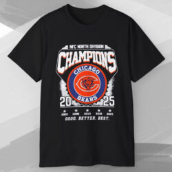 Chicago Bears 2025 Nfc North Division Champions Good Better Best T shirt