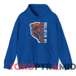 Chicago Bears Believe In Monsters T-shirt 2 Chicago Bears Believe In Monsters T shirt Blue Hoodie