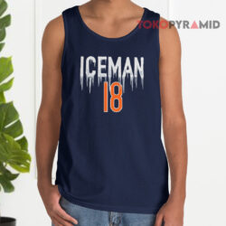 Chicago Bears Iceman 18 Caleb Williams Nfl Tank Top