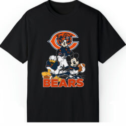Chicago Bears Mickey Mouse Nfl Football T-shirt 5 Chicago Bears Mickey Mouse Nfl Football T shirt