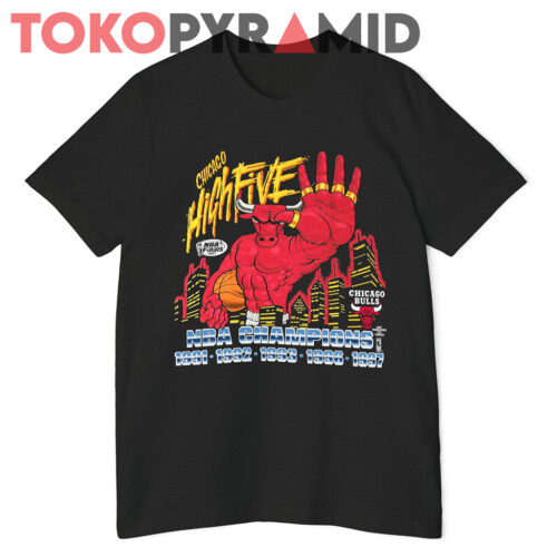 Chicago Bulls High Five 1997 Nba Finals Shirt T shirt Chicago Bulls High Five 1997 Nba Finals Shirt T shirt
