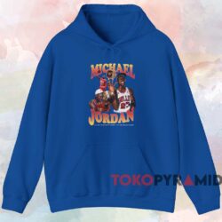 Chicago Bulls Michael Jordan Graphic T-shirt 2 Chicago Bulls Michael Jordan Graphic T shirt Blue Hoodie