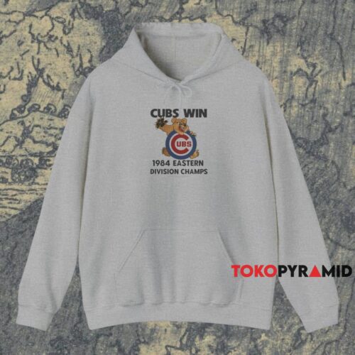 Chicago Cubs 1984 Eastern Division Champs Shirt Grey Hoodie Chicago Cubs 1984 Eastern Division Champs Shirt Grey Hoodie