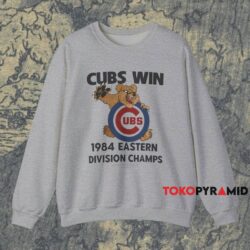 Chicago Cubs 1984 Eastern Division Champs Shirt 3 Chicago Cubs 1984 Eastern Division Champs Shirt Grey Sweatshirt