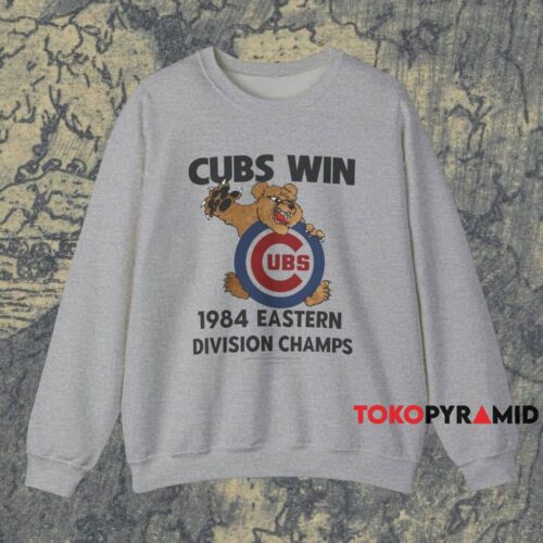 Chicago Cubs 1984 Eastern Division Champs Shirt Grey Sweatshirt Chicago Cubs 1984 Eastern Division Champs Shirt Grey Sweatshirt