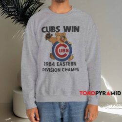 Chicago Cubs 1984 Eastern Division Champs Shirt 4 Chicago Cubs 1984 Eastern Division Champs Shirt Grey Sweatshirt