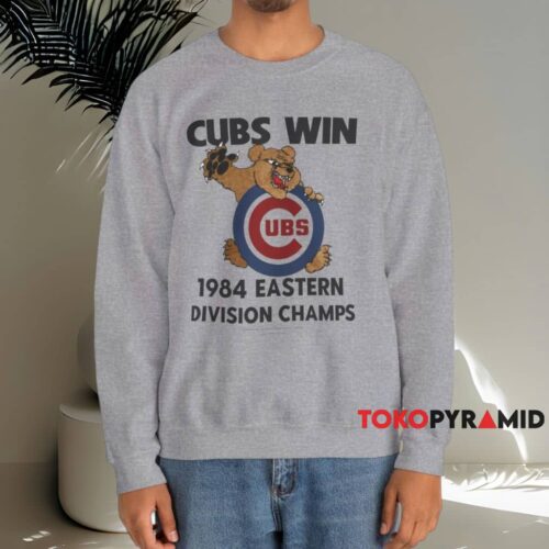 Chicago Cubs 1984 Eastern Division Champs Shirt Grey Sweatshirt Chicago Cubs 1984 Eastern Division Champs Shirt Grey Sweatshirt