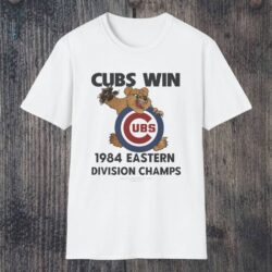 Chicago Cubs 1984 Eastern Division Champs Shirt White T shirt