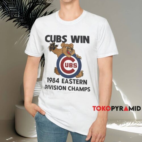 Chicago Cubs 1984 Eastern Division Champs Shirt White T shirt Chicago Cubs 1984 Eastern Division Champs Shirt White T shirt