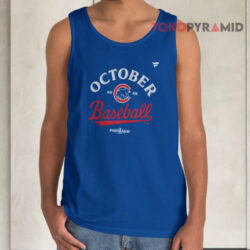 Chicago Cubs 2025 October Baseball Shirt 2 Chicago Cubs 2025 October Baseball Tank Top