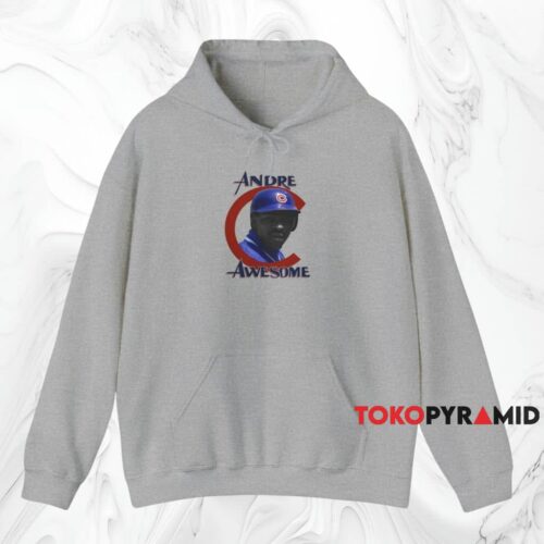 Chicago Cubs Andre Dawson T shirt Grey Hoodie Chicago Cubs Andre Dawson T shirt Grey Hoodie