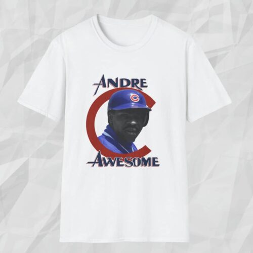 Chicago Cubs Andre Dawson T-shirt White T shirt Chicago Cubs Andre Dawson T-shirt White T shirt