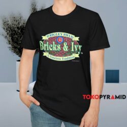Chicago Cubs Bricks And Ivy Wrigley Field Shirt 4 Chicago Cubs Bricks And Ivy Wrigley Field Shirt Black T shirt