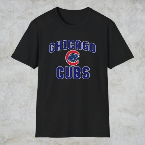 Chicago Cubs Classic Bear Logo Shirt Black T shirt Chicago Cubs Classic Bear Logo Shirt Black T shirt