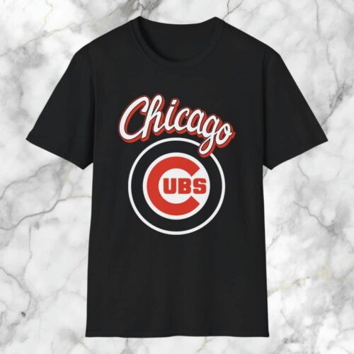 Chicago Cubs Classic Script Logo Shirt Black T shirt Chicago Cubs Classic Script Logo Shirt Black T shirt