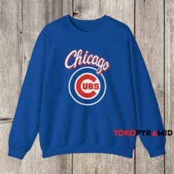 Chicago Cubs Classic Script Logo Shirt 3 Chicago Cubs Classic Script Logo Shirt Blue Sweatshirt