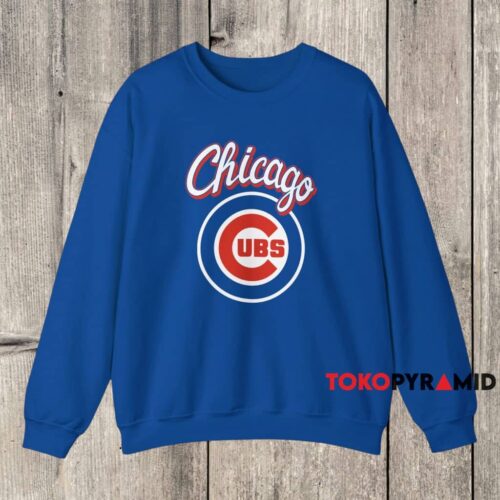 Chicago Cubs Classic Script Logo Shirt Blue Sweatshirt Chicago Cubs Classic Script Logo Shirt Blue Sweatshirt