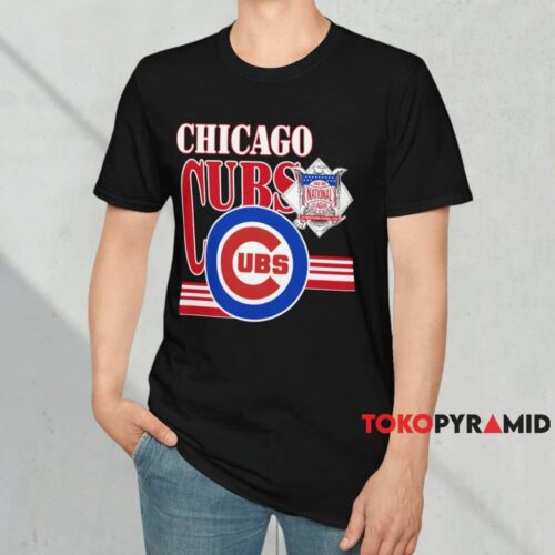 Chicago Cubs National League Logo Shirt Black T shirt Chicago Cubs National League Logo Shirt Black T shirt