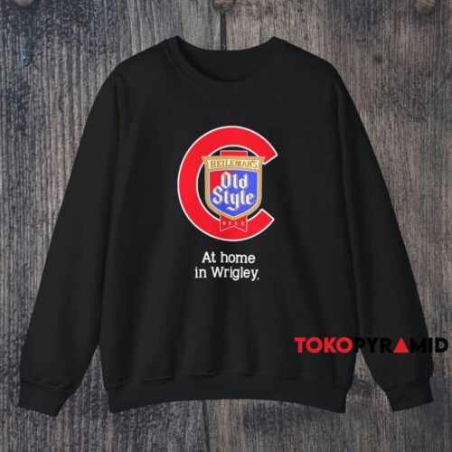 Chicago Cubs Old Style Beer Wrigley Shirt Black Sweatshirt Chicago Cubs Old Style Beer Wrigley Shirt Black Sweatshirt