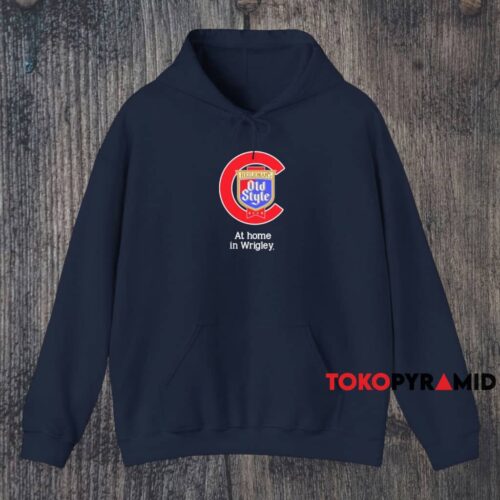 Chicago Cubs Old Style Beer Wrigley Shirt Navy Hoodie Chicago Cubs Old Style Beer Wrigley Shirt Navy Hoodie