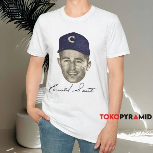 Chicago Cubs Ron Santo Signature Shirt White T shirt Chicago Cubs Ron Santo Signature Shirt White T shirt