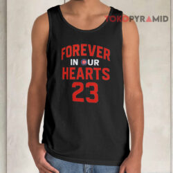 Chicago Cubs Ryne Sandberg 23 Forever In Our Hearts Shirt 2 Chicago Cubs Ryne Sandberg 23 Forever In Our Hearts Tank Top