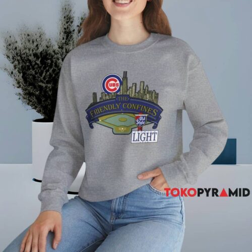 Chicago Cubs The Friendly Confines Shirt Grey Sweatshirt Chicago Cubs The Friendly Confines Shirt Grey Sweatshirt