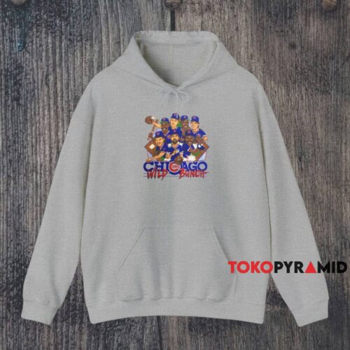 Chicago Cubs Wild Bunch Caricature Shirt Grey Hoodie Chicago Cubs Wild Bunch Caricature Shirt Grey Hoodie