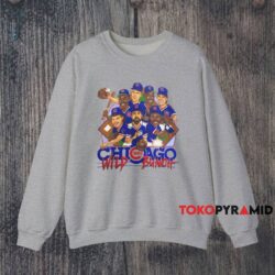 Chicago Cubs Wild Bunch Caricature Shirt 3 Chicago Cubs Wild Bunch Caricature Shirt Grey Sweatshirt