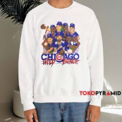 Chicago Cubs Wild Bunch Caricature Shirt 4 Chicago Cubs Wild Bunch Caricature Shirt White Sweatshirt