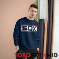 Chicago White Sox Text Shirt Navy Long Sleeve