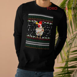 Chicken Christmas Lights Long sleeved
