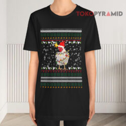Chicken Christmas Lights T shirt