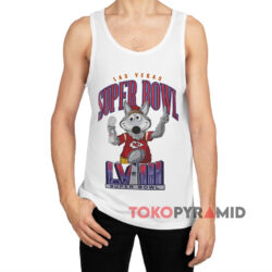 Chiefs Las Vegas Super Bowl LVIII Mascot Shirt 2 Chiefs Las Vegas Super Bowl Lviii Mascot White Tank Top