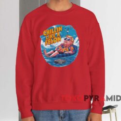 Chillin Like A Felon Shirt 4 Chillin Like A Felon Shirt Red Sweatshirt